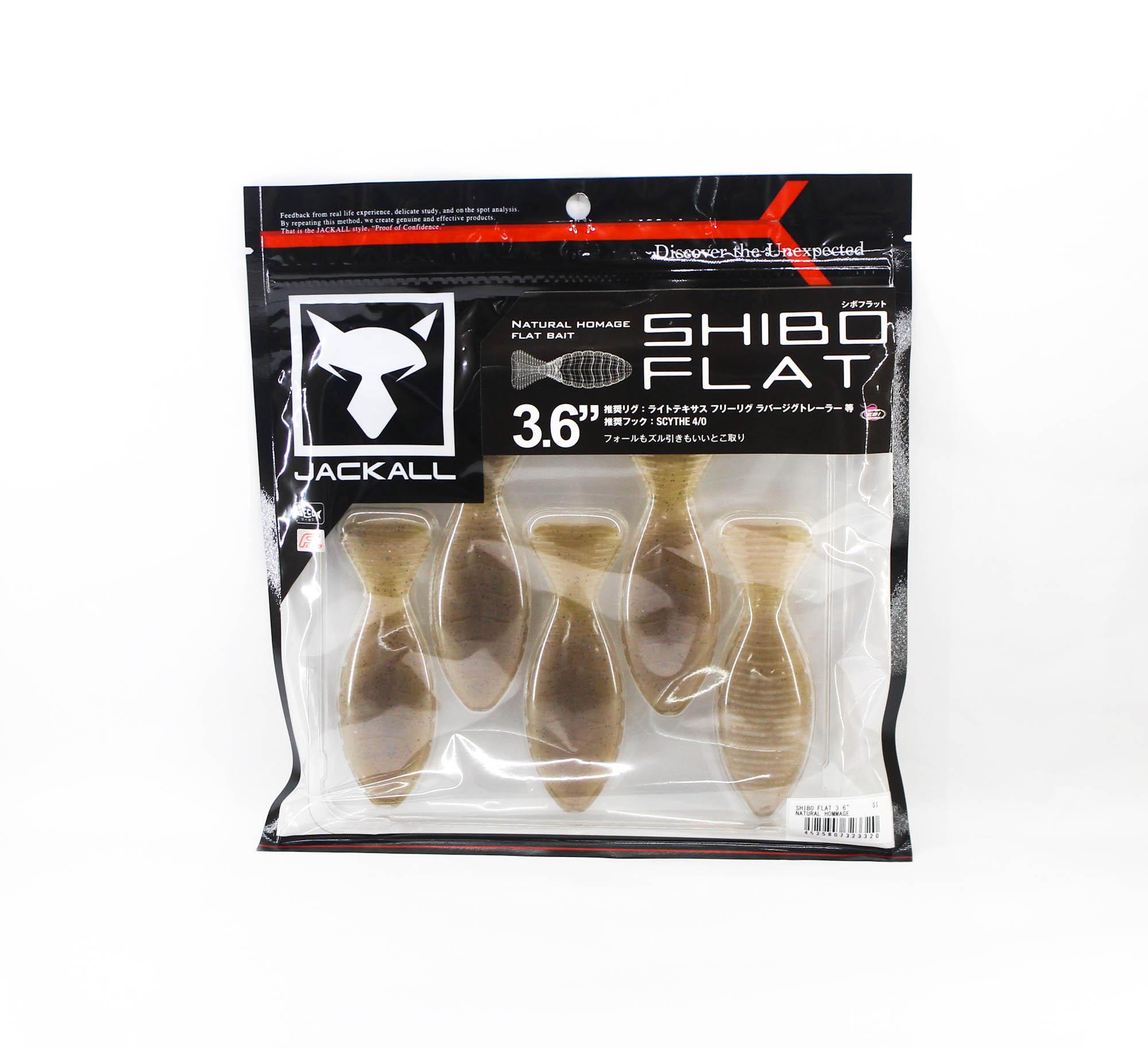 Jackall Soft Lure Shibo Flat 3.6 Inch Natural Hommage (3320)
Jackall Soft Lure Shibo Flat 3.6 Inch Natural Hommage (3320)