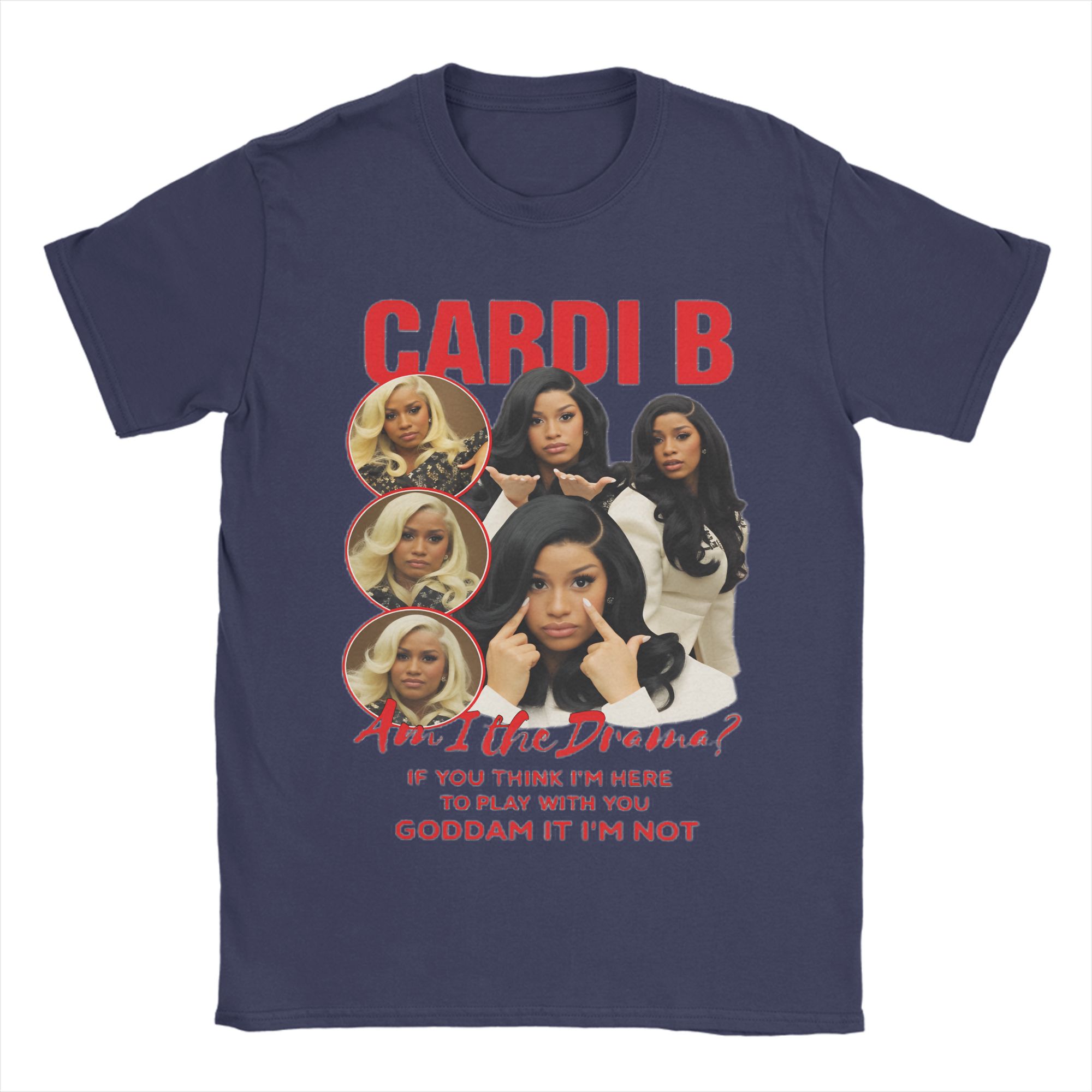 Cardi B Am I The Drama 2026 Art TShirts for Unisex Creative Cotton Tees Round Collar Short Sleeve T Shirts Gift Tops 4XL
Cardi B Am I The Drama 2026 Art TShirts for Unisex Creative Cotton Tees Round Collar Short Sleeve T Shirts Gift Tops 4XL