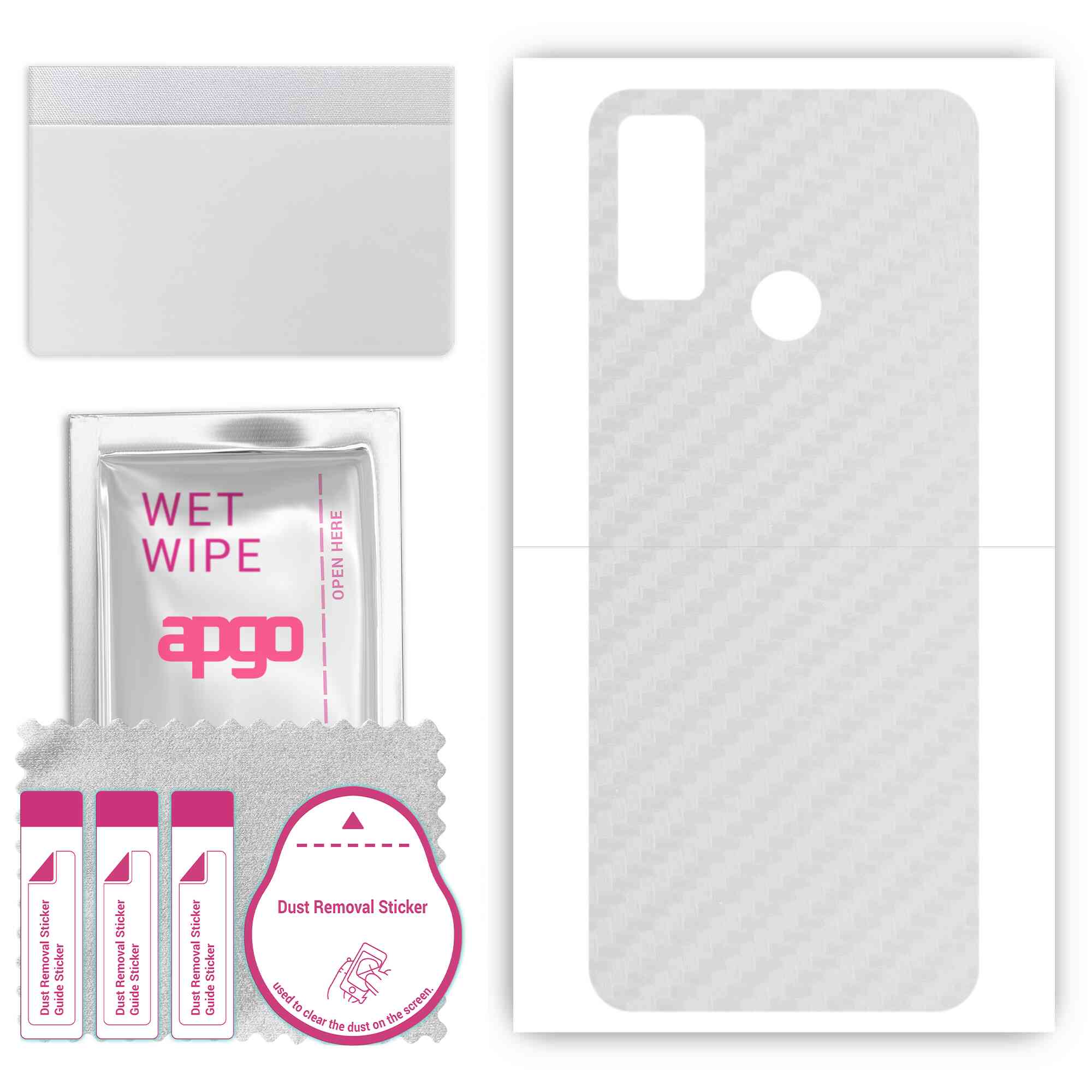 apgo Protective Skin Sticker for the back compatible with Huawei Nova Lite 3 Plus, Wrap Film, Foil, Vinyl - Pattern Transparent Carbon
apgo Protective Skin Sticker for the back compatible with Huawei Nova Lite 3 Plus, Wrap Film, Foil, Vinyl - Pattern Transparent Carbon