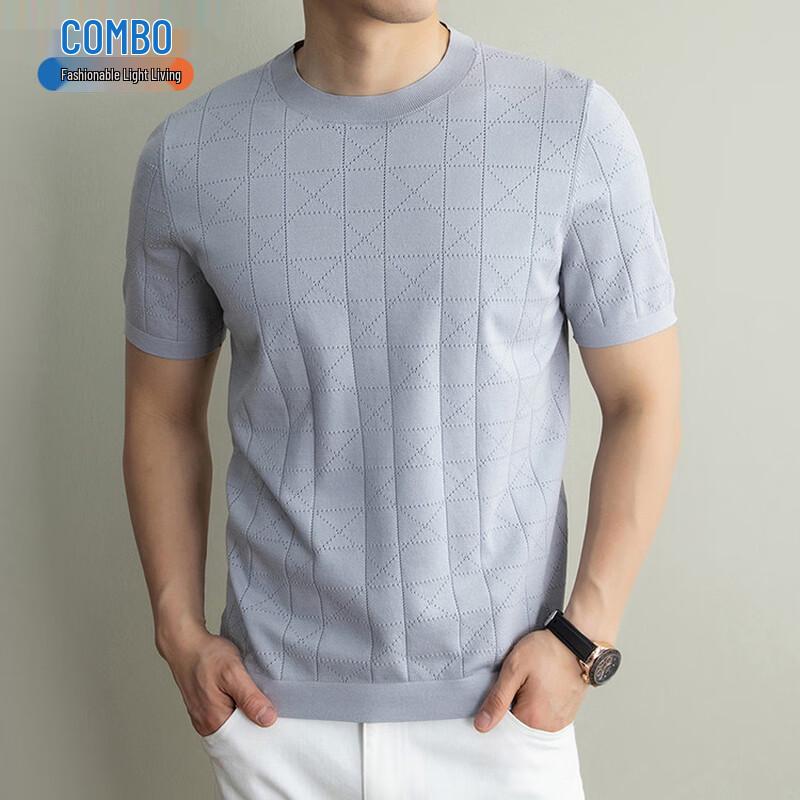 Kangbo Men s Silk Blend Short Sleeve T-Shirt 185/3XL
Kangbo Men s Silk Blend Short Sleeve T-Shirt 185/3XL