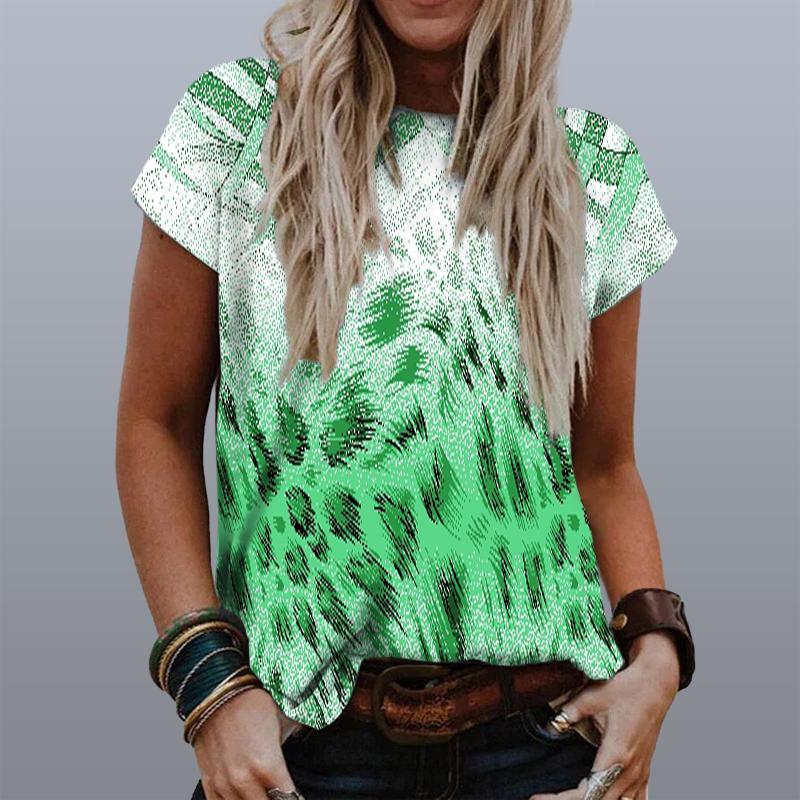 Женская летняя футболка с принтом в клетку, в стиле ретро, с коротким рукавом, повседневная, с принтом, топы 8XL зелёный
Женская летняя футболка с принтом в клетку, в стиле ретро, с коротким рукавом, повседневная, с принтом, топы 8XL зелёный