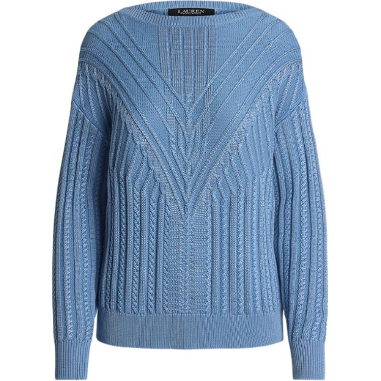 Polo Ralph Lauren Solid Color Cable Knit Boat Neck Long Sleeve Sweater Women sweater Sky-Blue WMLRSWES6820754-420 M
Polo Ralph Lauren Solid Color Cable Knit Boat Neck Long Sleeve Sweater Women sweater Sky-Blue WMLRSWES6820754-420 M
