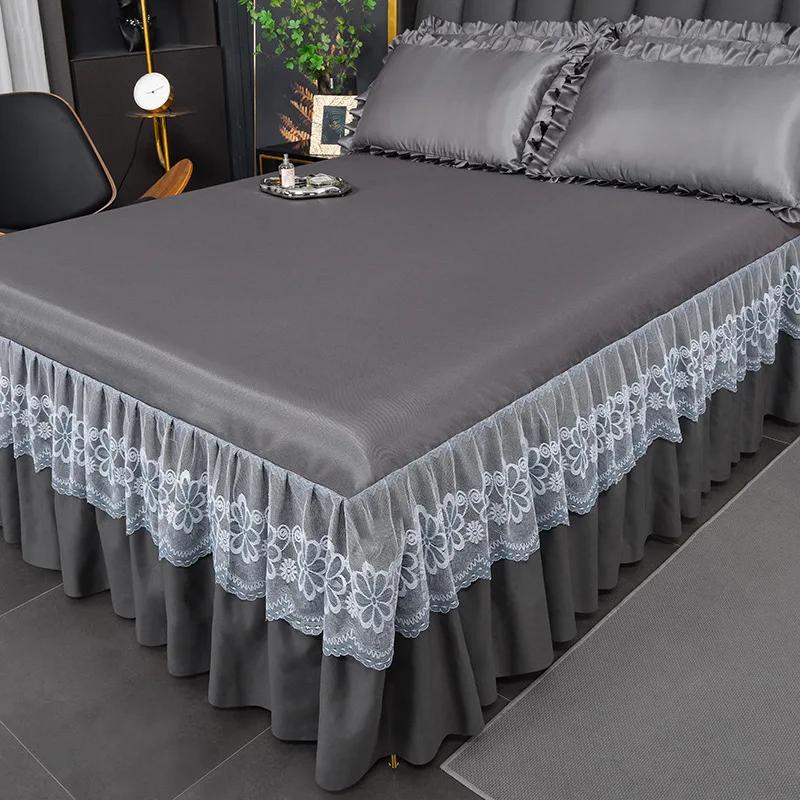2025 version of ice silk cool bed skirt solid color sleeping naked summer mat three-piece protective machine wash bedspread 150x200cm 3pcs темно-сірий
2025 version of ice silk cool bed skirt solid color sleeping naked summer mat three-piece protective machine wash bedspread 150x200cm 3pcs темно-сірий