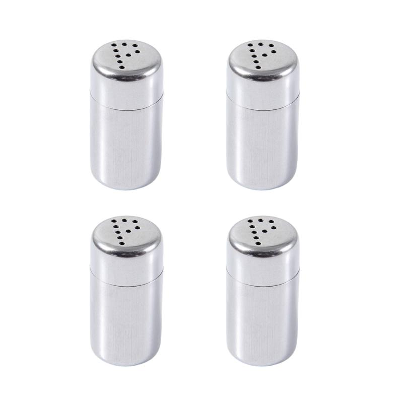 4Pcs Stainless Steel Miniature Salt Shakers Seasoning Box Condiment Holders Easy Carry Spices Container for Restaurant 1
4Pcs Stainless Steel Miniature Salt Shakers Seasoning Box Condiment Holders Easy Carry Spices Container for Restaurant 1