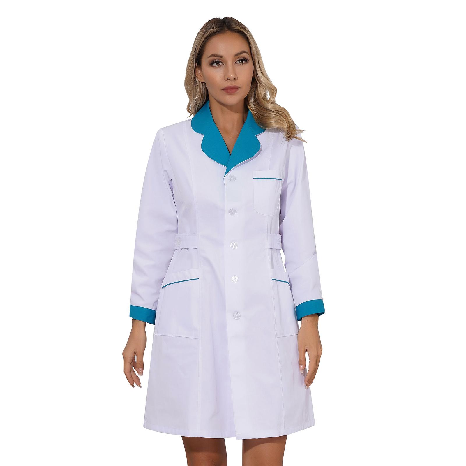 Жіночий лабораторний халат Костюми на Хелловін Уніформа лікаря Одяг Професійний медичний халат M зелений/білий
Жіночий лабораторний халат Костюми на Хелловін Уніформа лікаря Одяг Професійний медичний халат M зелений/білий