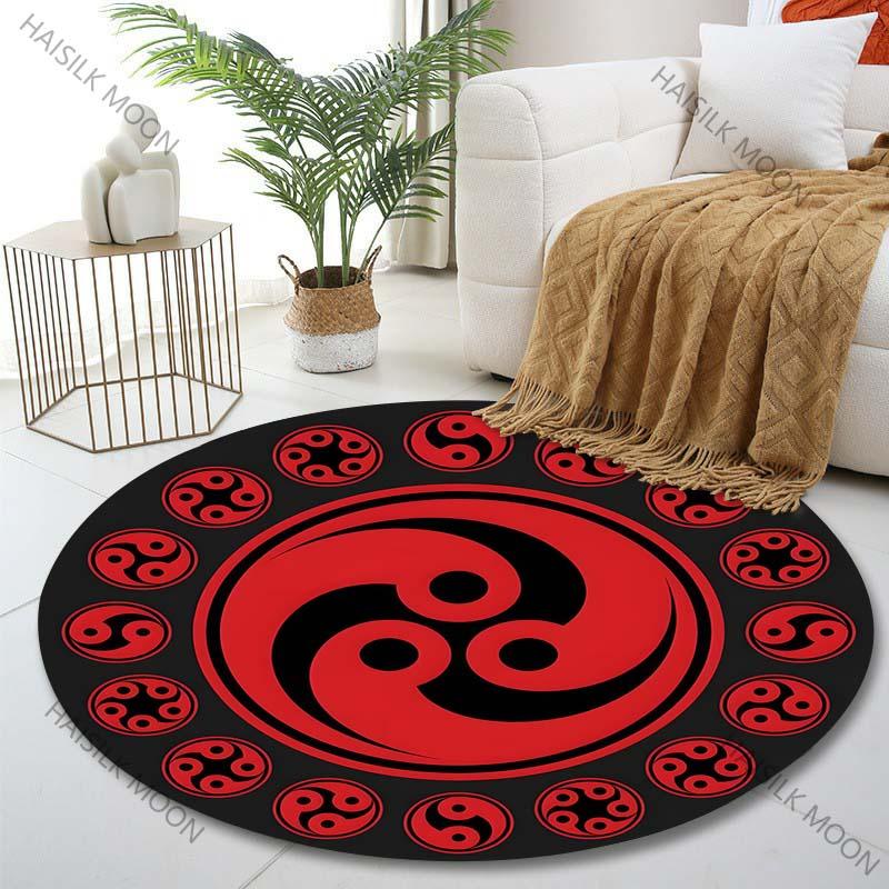 Multiple sizes Red and black Taiji pattern Print Round Carpet Living Room Bedroom Table Chair Sofa Decorative Carpet Diameter -60cm
Multiple sizes Red and black Taiji pattern Print Round Carpet Living Room Bedroom Table Chair Sofa Decorative Carpet Diameter -60cm