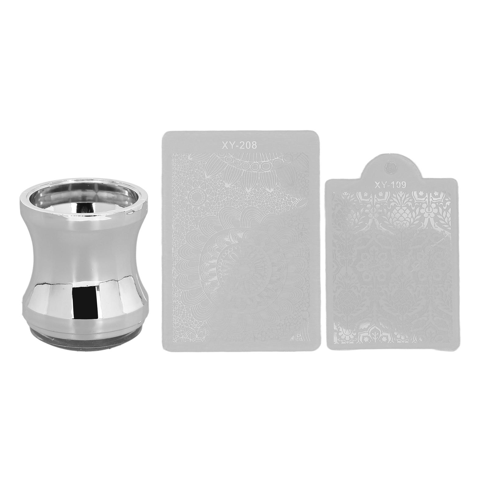 Nail Art Stamper Silicone Transparent Nail Stamper Manicure Tool with Stamping Plates
Nail Art Stamper Silicone Transparent Nail Stamper Manicure Tool with Stamping Plates