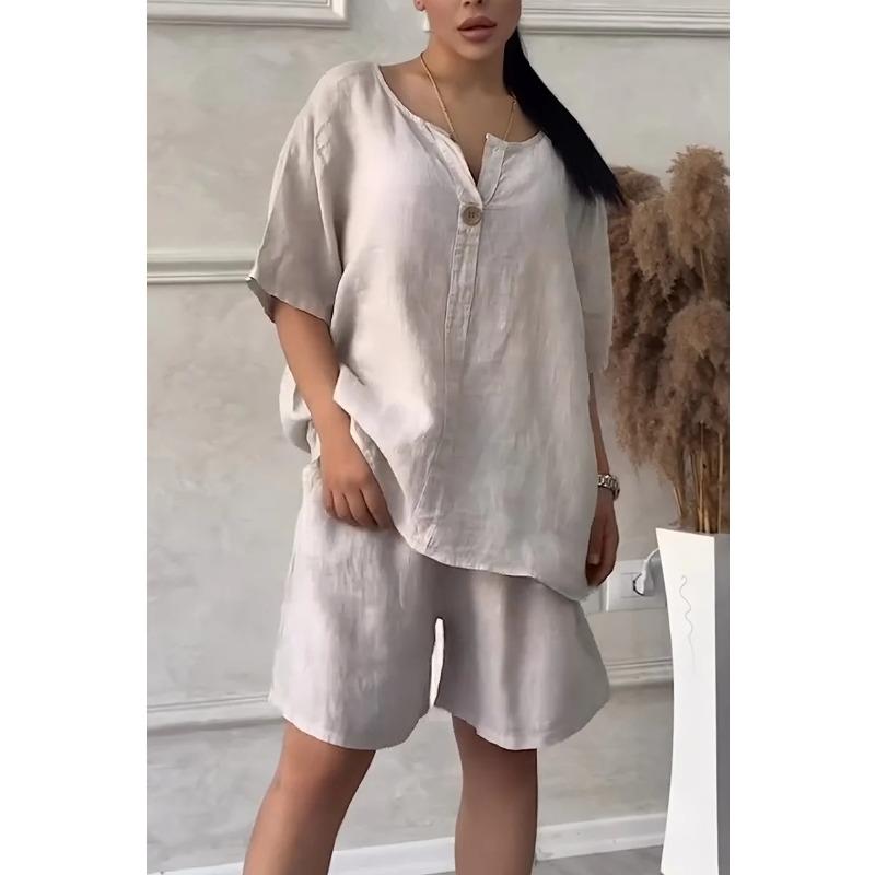 Women s Fashion Casual Summer Spring Solid Color Print 1/2 Sleeves V-Neck Trousers Pants Suits XXXXXL абрикосовий
Women s Fashion Casual Summer Spring Solid Color Print 1/2 Sleeves V-Neck Trousers Pants Suits XXXXXL абрикосовий