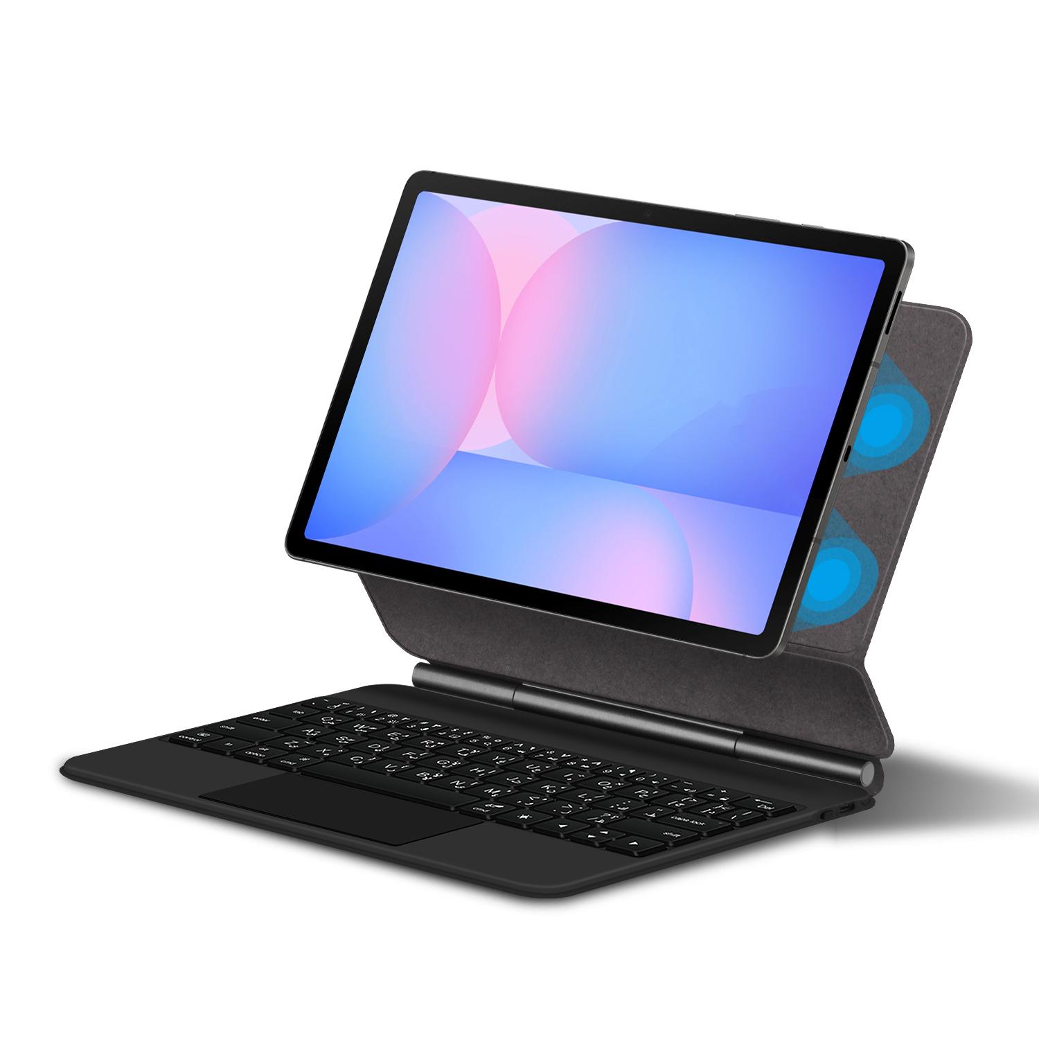 For Samsung Galaxy Tab S10 FE Floating Magnetic Bluetooth-Compatible Keyboard (Arabic)+Leather Tablet Case White
For Samsung Galaxy Tab S10 FE Floating Magnetic Bluetooth-Compatible Keyboard (Arabic)+Leather Tablet Case White