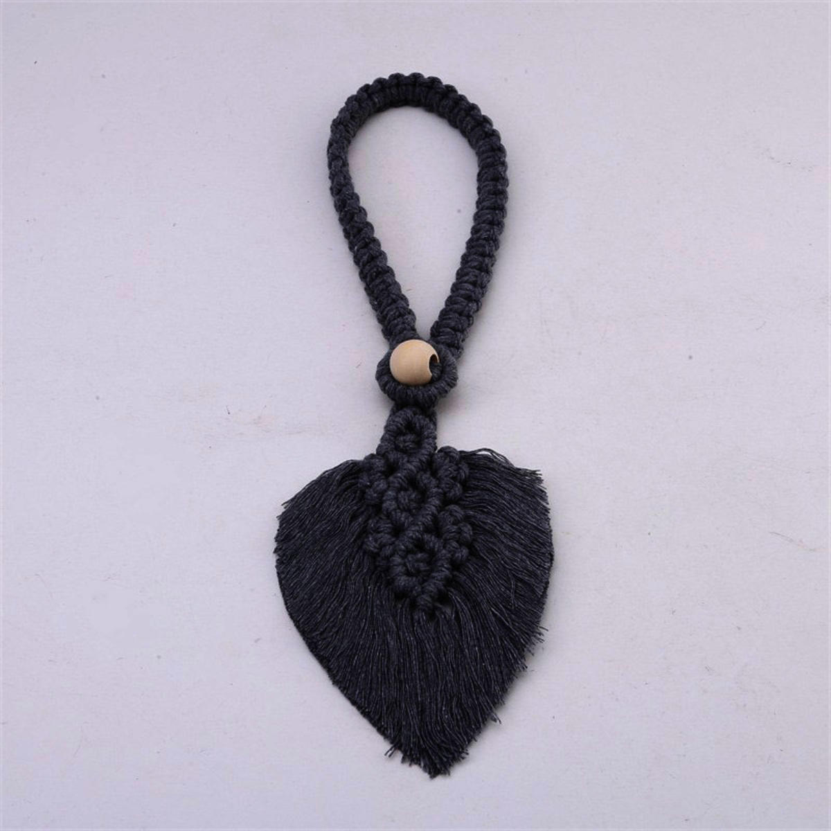 Handmade Woven Curtain Tieback Sunblind Clip Strap Holders Buckle Boho Leaf Macrame Curtain Tie Back Accessories Home Decor 1pc чорний
Handmade Woven Curtain Tieback Sunblind Clip Strap Holders Buckle Boho Leaf Macrame Curtain Tie Back Accessories Home Decor 1pc чорний