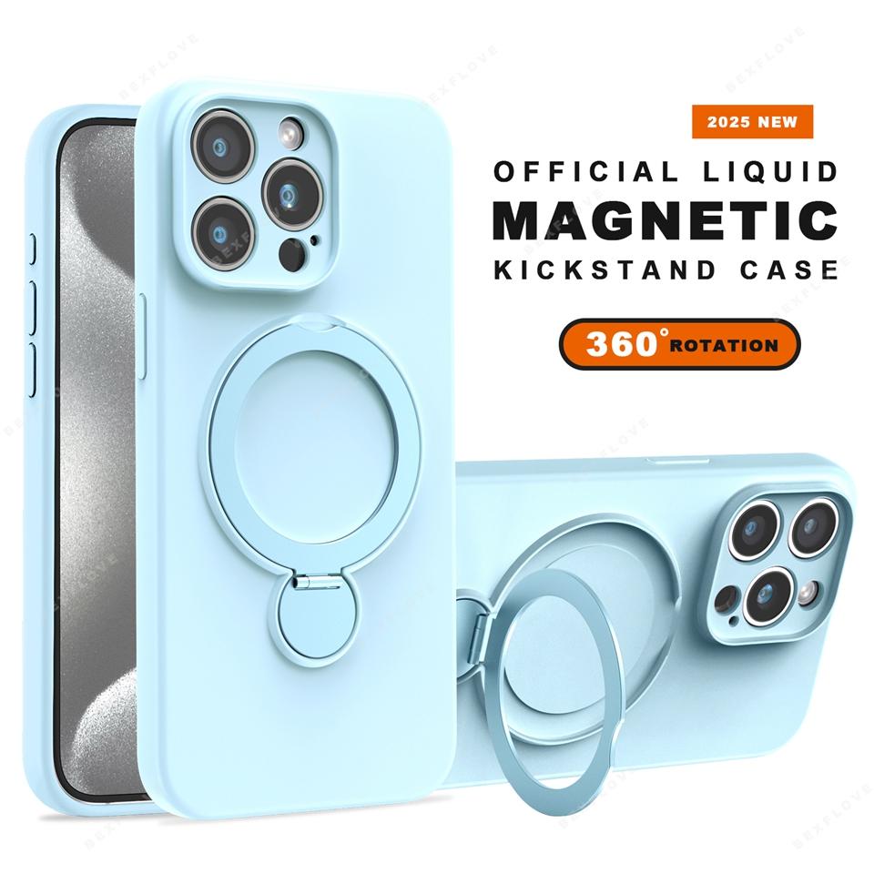 Liquid Silicone Magnetic Stand Phone Case For iPhone 16 Plus 13 14 15 16 Pro Max Magsafe Charge Holder Protector Soft Cover For iPhone 13 Pro
Liquid Silicone Magnetic Stand Phone Case For iPhone 16 Plus 13 14 15 16 Pro Max Magsafe Charge Holder Protector Soft Cover For iPhone 13 Pro