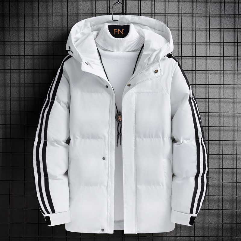 2025 autumn new hooded three bars loose couple cotton-padded clothes men s trend thick winter cotton-padded jackets large size S білий
2025 autumn new hooded three bars loose couple cotton-padded clothes men s trend thick winter cotton-padded jackets large size S білий