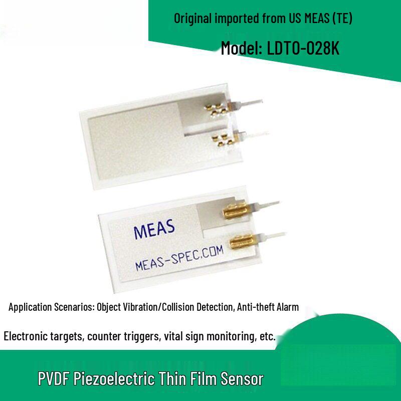 PVDF Piezo Thin Film Sensor with Charge Amplifier for Vibration and Collision Detection
PVDF Piezo Thin Film Sensor with Charge Amplifier for Vibration and Collision Detection