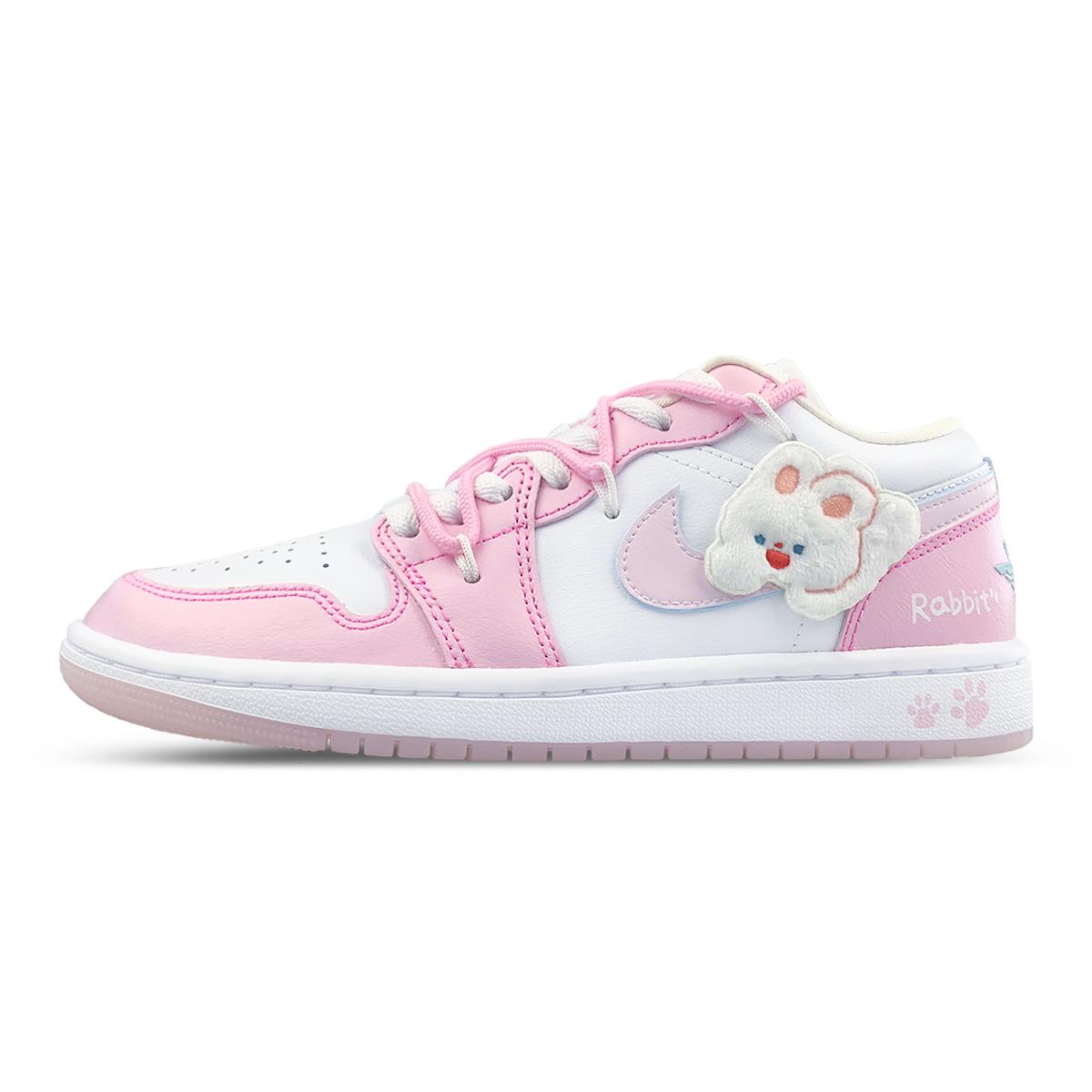Jordan Air Jordan 1 Abrasion Resistant Slip Resistant Low top Vintage Basketball Shoes Women s White Pink HM3706-141(Team116-AJ) 44.5
Jordan Air Jordan 1 Abrasion Resistant Slip Resistant Low top Vintage Basketball Shoes Women s White Pink HM3706-141(Team116-AJ) 44.5