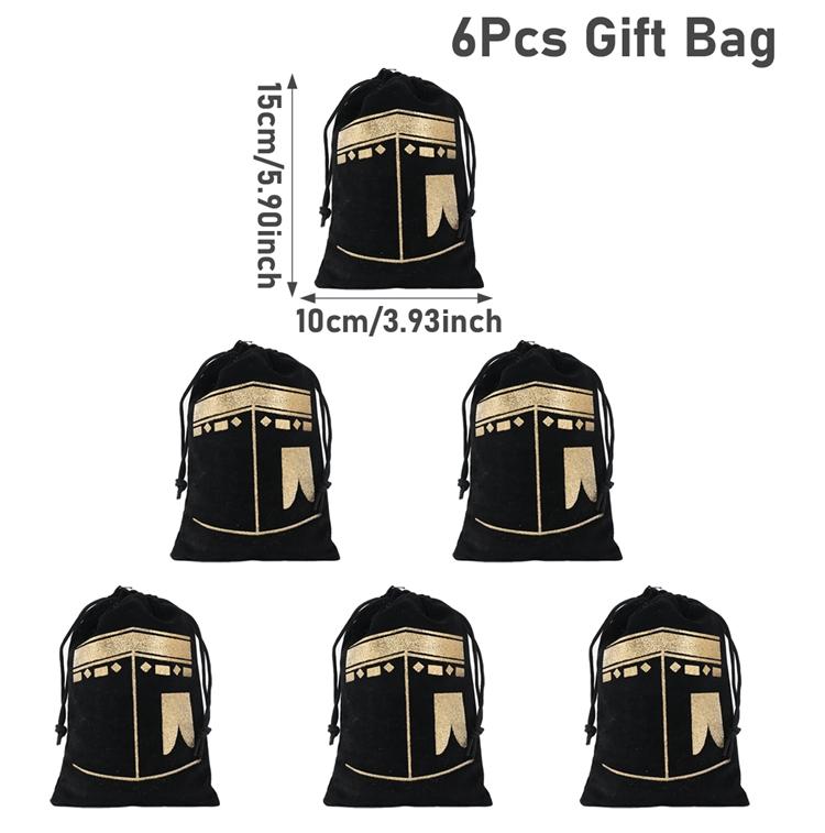 6 шт. Ид Мубарак сумки черный бархат подарок Карим Рамадан конфеты сумки мусульманский исламский дом семейные вечеринки украшения Ид аль-Фитр 2024 as picture
6 шт. Ид Мубарак сумки черный бархат подарок Карим Рамадан конфеты сумки мусульманский исламский дом семейные вечеринки украшения Ид аль-Фитр 2024 as picture