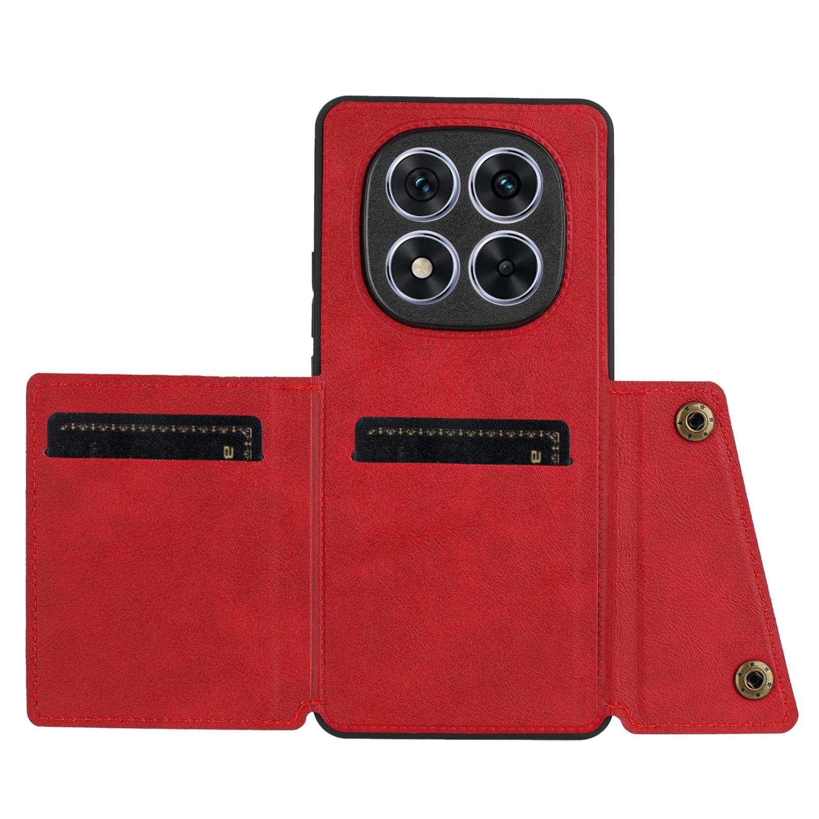 For Xiaomi Redmi Note 14 Pro 5G/Poco X7 5G Case Card Slots Kickstand Leather+TPU Phone Cover Red
For Xiaomi Redmi Note 14 Pro 5G/Poco X7 5G Case Card Slots Kickstand Leather+TPU Phone Cover Red