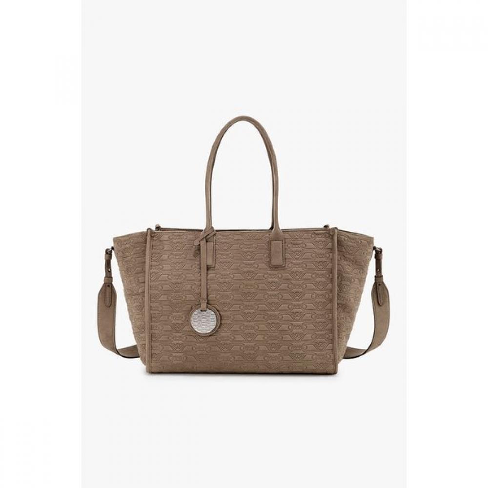 Emporio Armani Women Suede Medium Shopper Bag A525332505 TU
Emporio Armani Women Suede Medium Shopper Bag A525332505 TU