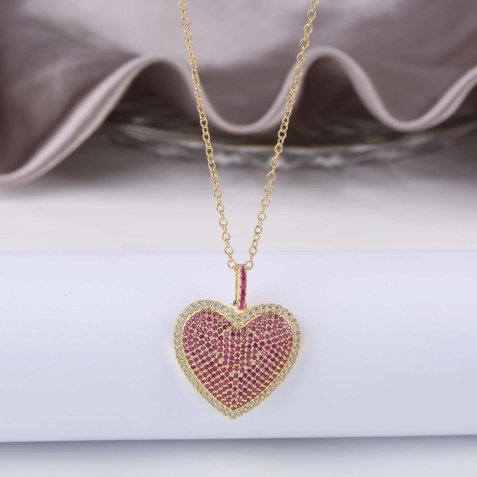 4 Colours Shiny Cubic Zirconia Heart Shape Pendant Necklace Romantic for Woman Girl Party Anniversary Jewellery Gift Accessory красный
4 Colours Shiny Cubic Zirconia Heart Shape Pendant Necklace Romantic for Woman Girl Party Anniversary Jewellery Gift Accessory красный