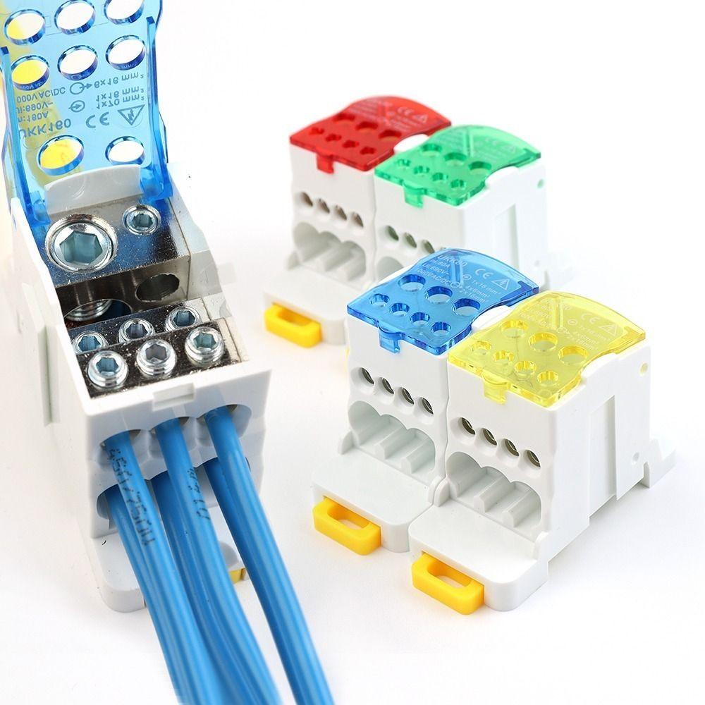 2 PCS Single-pole Terminal Rail Splitter UKK80A Junction Box Wire Connector Power Wire червоний
2 PCS Single-pole Terminal Rail Splitter UKK80A Junction Box Wire Connector Power Wire червоний