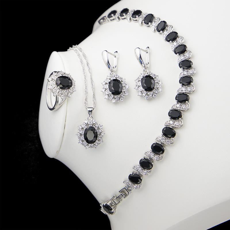 Ювелирные изделия Европа и США Горячие антиаллергенные браслеты с цирконием, ожерелья, серьги, комплект ювелирных изделий 10 yards
Ювелирные изделия Европа и США Горячие антиаллергенные браслеты с цирконием, ожерелья, серьги, комплект ювелирных изделий 10 yards