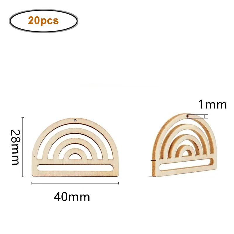 20pcs/lot Macrame Earring Blanks Wood Earring Findings Rainbow Unfinished Earrings Pendants for Women DIY Craft Jewelry Making
20pcs/lot Macrame Earring Blanks Wood Earring Findings Rainbow Unfinished Earrings Pendants for Women DIY Craft Jewelry Making