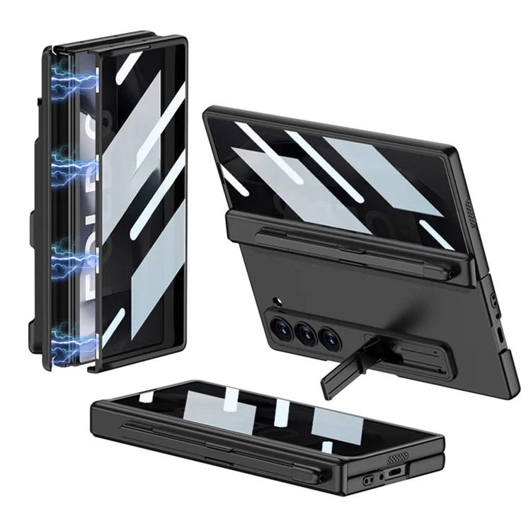 Чехол GKK для Samsung Galaxy Z Fold6 5G, жесткий чехол для телефона из ПК с защитной пленкой из закаленного стекла, магнитный шарнир
Чехол GKK для Samsung Galaxy Z Fold6 5G, жесткий чехол для телефона из ПК с защитной пленкой из закаленного стекла, магнитный шарнир