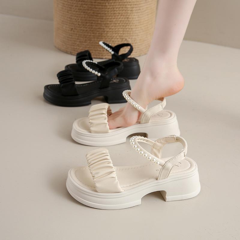 Xiaoxiangfeng muffin platform sandals female 2025 summer new fairy style with skirt beautiful seaside beach shoes 40 чорний
Xiaoxiangfeng muffin platform sandals female 2025 summer new fairy style with skirt beautiful seaside beach shoes 40 чорний