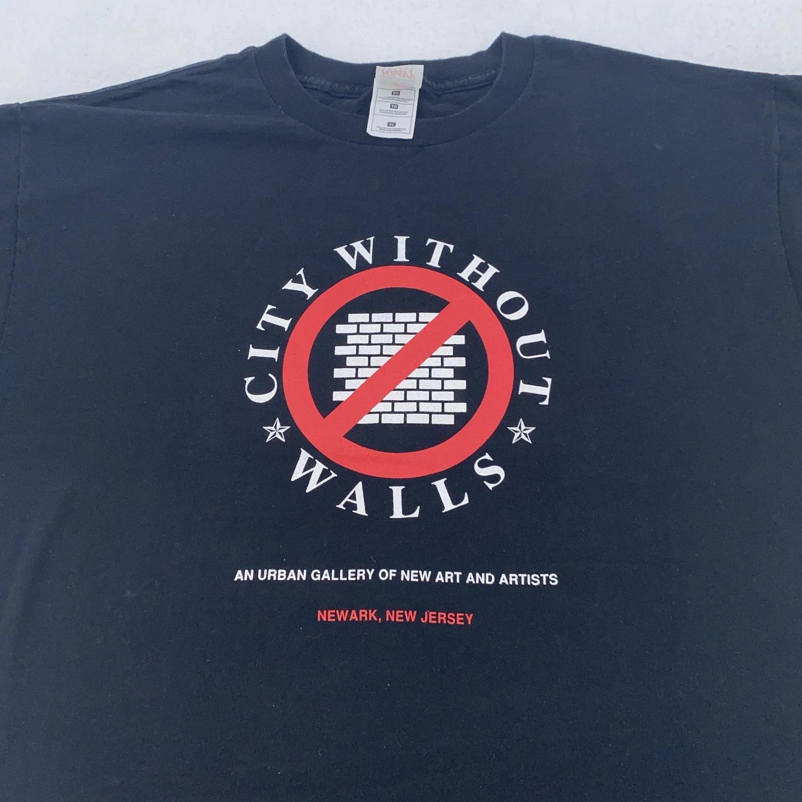 Vintage City Without Walls Newark New Jersey Shirt Mens XL Art Gallery 90s S
Vintage City Without Walls Newark New Jersey Shirt Mens XL Art Gallery 90s S