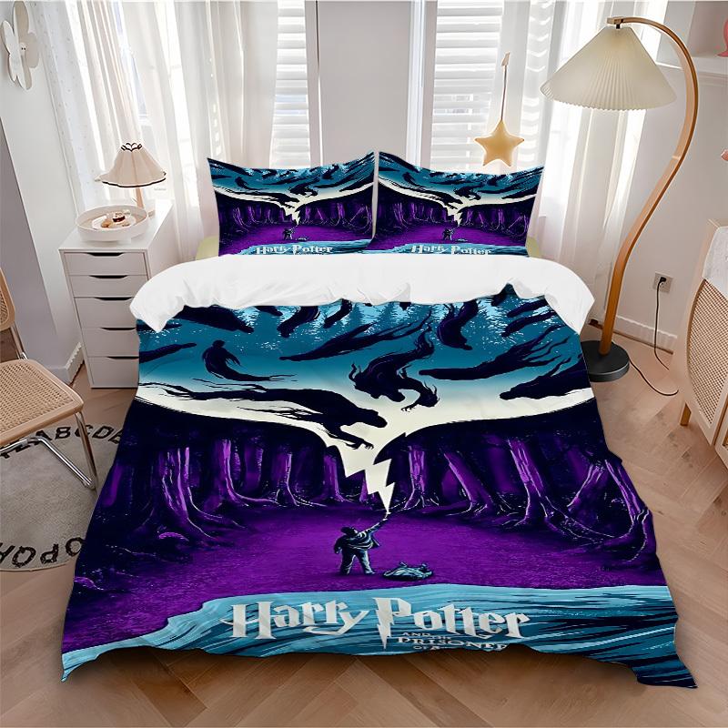 3pcs Harry Potter Prisoner of Azkaban Bedding Set, Soft Polyester Duvet Cover and Pillowcases Machine Washable Seasons all suitable 95 135x200cm
3pcs Harry Potter Prisoner of Azkaban Bedding Set, Soft Polyester Duvet Cover and Pillowcases Machine Washable Seasons all suitable 95 135x200cm
