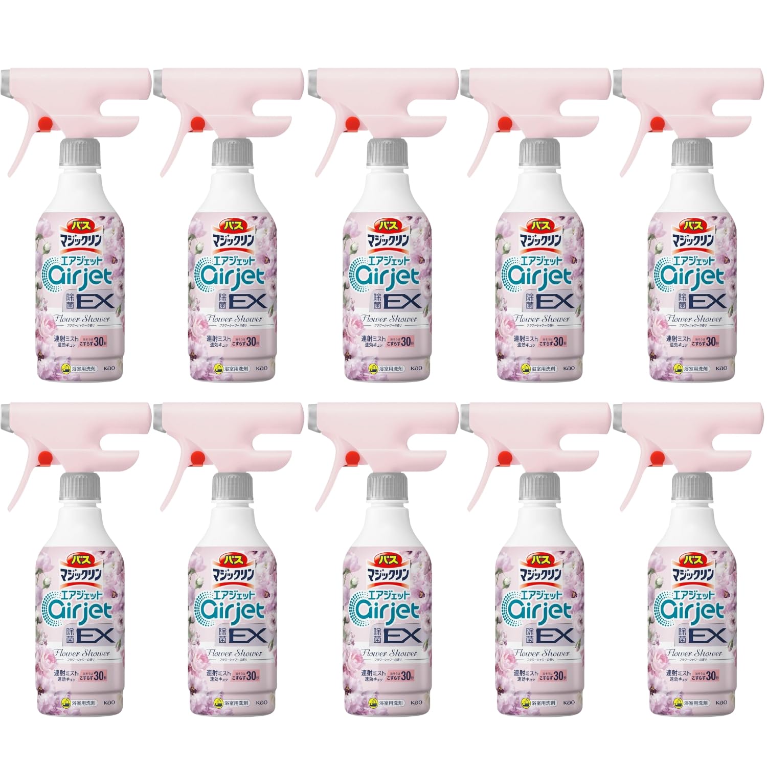Kao Bath Magiclin Air Jet Дезинфицирующее средство EX Flower Shower Scent 400 мл Набор из 10 шт. 8LINK
Kao Bath Magiclin Air Jet Дезинфицирующее средство EX Flower Shower Scent 400 мл Набор из 10 шт. 8LINK