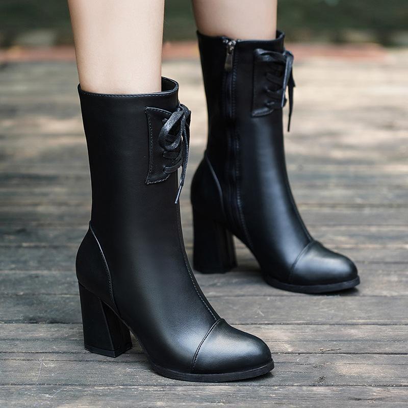 Brand Design Female Boots Leather Cross-tied Lace Up Women Boots Wool Knitting Female Motorcycle Boots hjm9 34 чёрный
Brand Design Female Boots Leather Cross-tied Lace Up Women Boots Wool Knitting Female Motorcycle Boots hjm9 34 чёрный