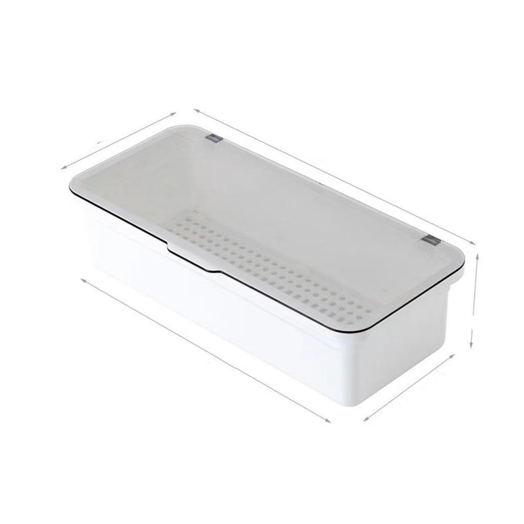 Transparent Flip-Top Dustproof Chopstick Holder with Water Drainage for Kitchen Utensils 27*11.5*7 cm білий
Transparent Flip-Top Dustproof Chopstick Holder with Water Drainage for Kitchen Utensils 27*11.5*7 cm білий