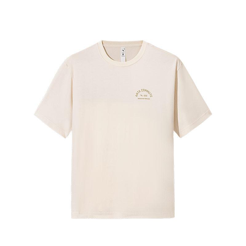 Anta Comfortable Simple Loose Letter Print Breathable Drop Shoulder Short Sleeve T-Shirt Unisex Tops Warm-Sun-White 152527123-1 M
Anta Comfortable Simple Loose Letter Print Breathable Drop Shoulder Short Sleeve T-Shirt Unisex Tops Warm-Sun-White 152527123-1 M