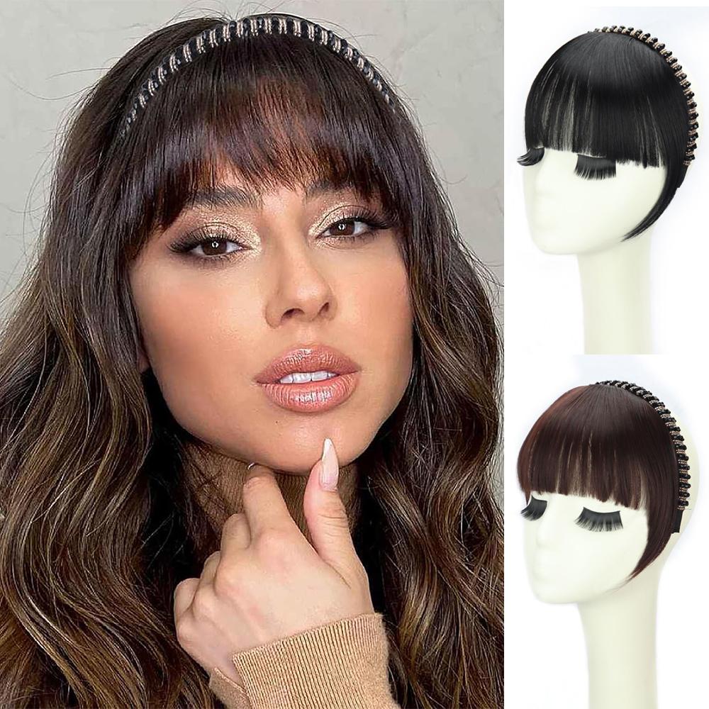 LISI HAIR Synthetic Clip-In Short Straight Hair Bangs Wig Forehead Hair Band Bangs Filler Hair For Women Daily Party Wear 25cm
LISI HAIR Synthetic Clip-In Short Straight Hair Bangs Wig Forehead Hair Band Bangs Filler Hair For Women Daily Party Wear 25cm