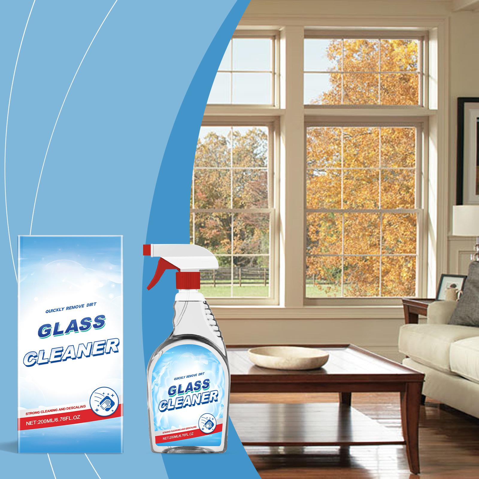 Glass Cleaner Household Stain Remover And Cleaning Agent For Shower Enclosures Bathtubs And Glass Surfaces.200ml One Size
Glass Cleaner Household Stain Remover And Cleaning Agent For Shower Enclosures Bathtubs And Glass Surfaces.200ml One Size