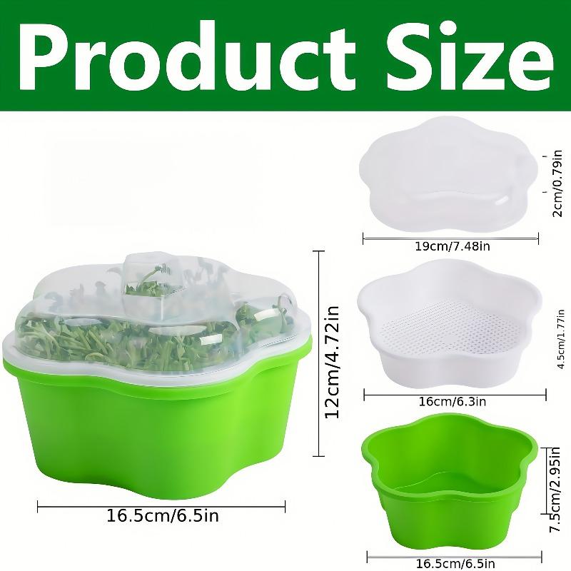 1set Seed Germination Tray With Covered Seed Mini Green Plant Wheat Seedling Box For Indoor Outdoor Gardening Accessories
1set Seed Germination Tray With Covered Seed Mini Green Plant Wheat Seedling Box For Indoor Outdoor Gardening Accessories
