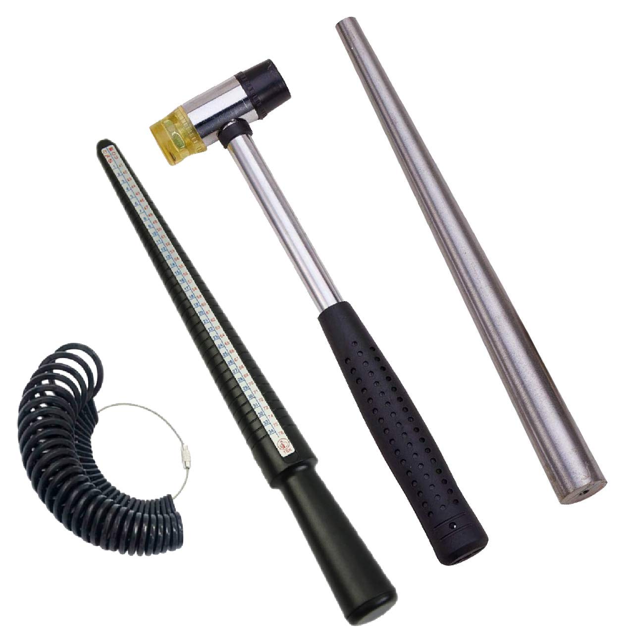 sac taske Ring Gauge, Ring Sizing Rod, Japanese Standard, Measuring and Adjusting Tool, Iron Core Rod, and Hammer (Set of 4)
sac taske Ring Gauge, Ring Sizing Rod, Japanese Standard, Measuring and Adjusting Tool, Iron Core Rod, and Hammer (Set of 4)