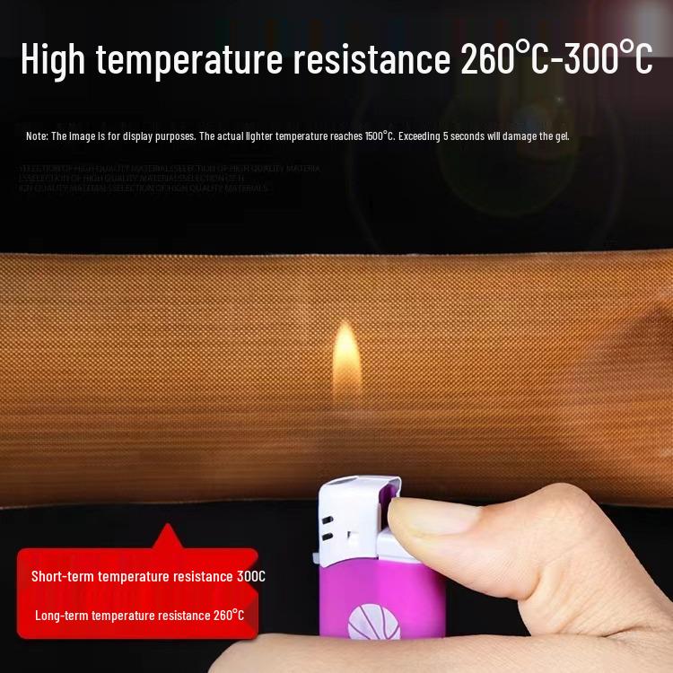 High-Temperature Teflon Adhesive Tape: Heat-Resistant, Anti-Scald, Insulating, High-Velocity Sealing Cloth. 0.13mm thick; 5mm x 10m
High-Temperature Teflon Adhesive Tape: Heat-Resistant, Anti-Scald, Insulating, High-Velocity Sealing Cloth. 0.13mm thick; 5mm x 10m