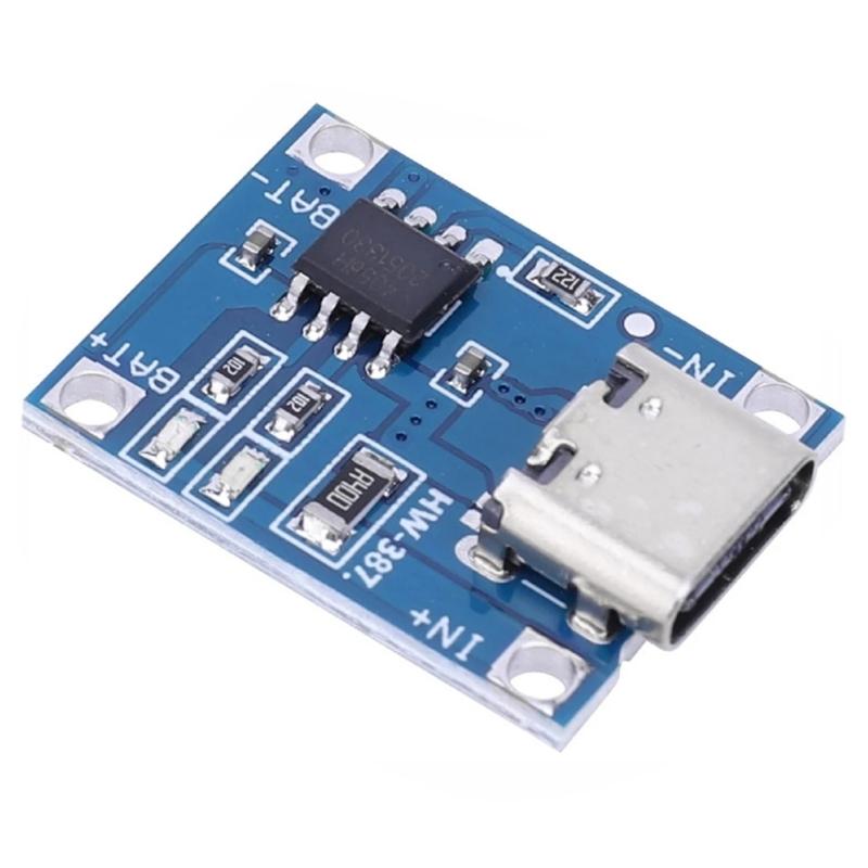 TP4056 5V 1A Плата зарядки акумулятора з Microed USB Мікрофон Подвійні світлодіодні індикатори Висока ефективність 1
TP4056 5V 1A Плата зарядки акумулятора з Microed USB Мікрофон Подвійні світлодіодні індикатори Висока ефективність 1