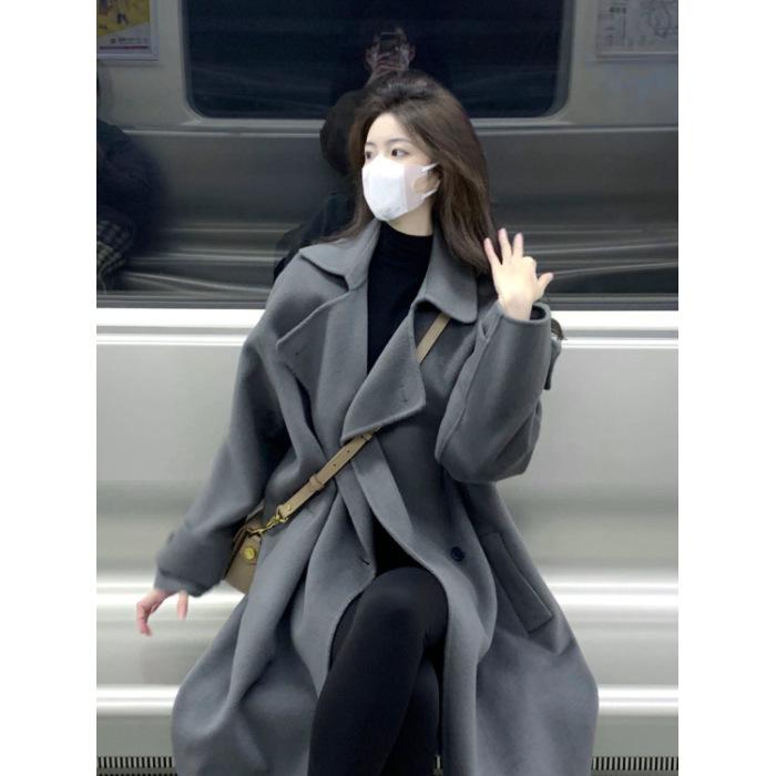 Grey woolen coat women s autumn new woolen coat high-end sense small Korean Hepburn style thickened 3XL сірий колір
Grey woolen coat women s autumn new woolen coat high-end sense small Korean Hepburn style thickened 3XL сірий колір