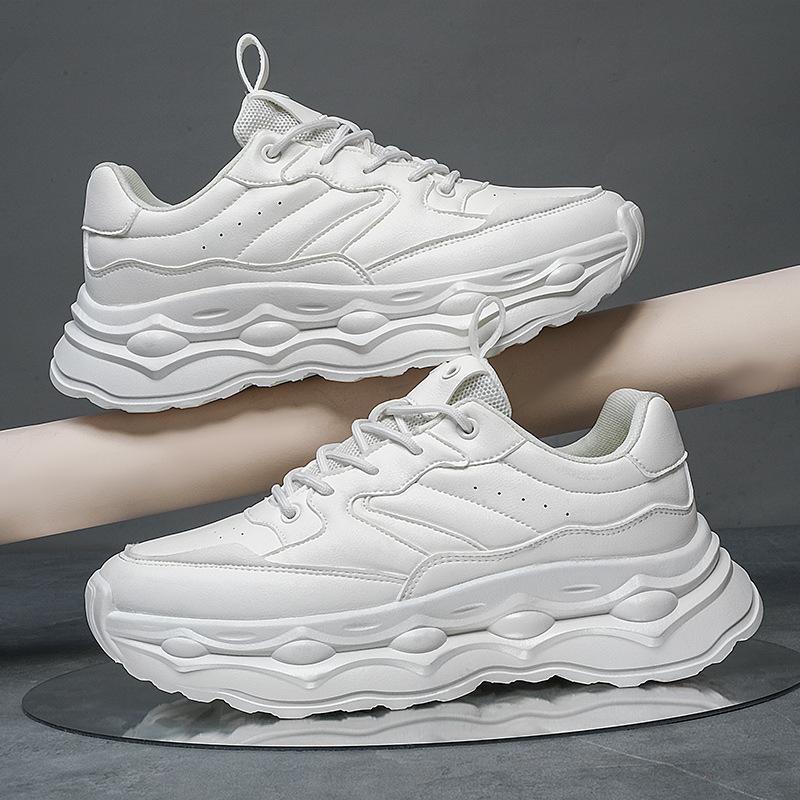 Spring and Autumn new casual dad shoes heightened soft leather sports running shoes outdoor street trendy shoes 44 бежевий
Spring and Autumn new casual dad shoes heightened soft leather sports running shoes outdoor street trendy shoes 44 бежевий