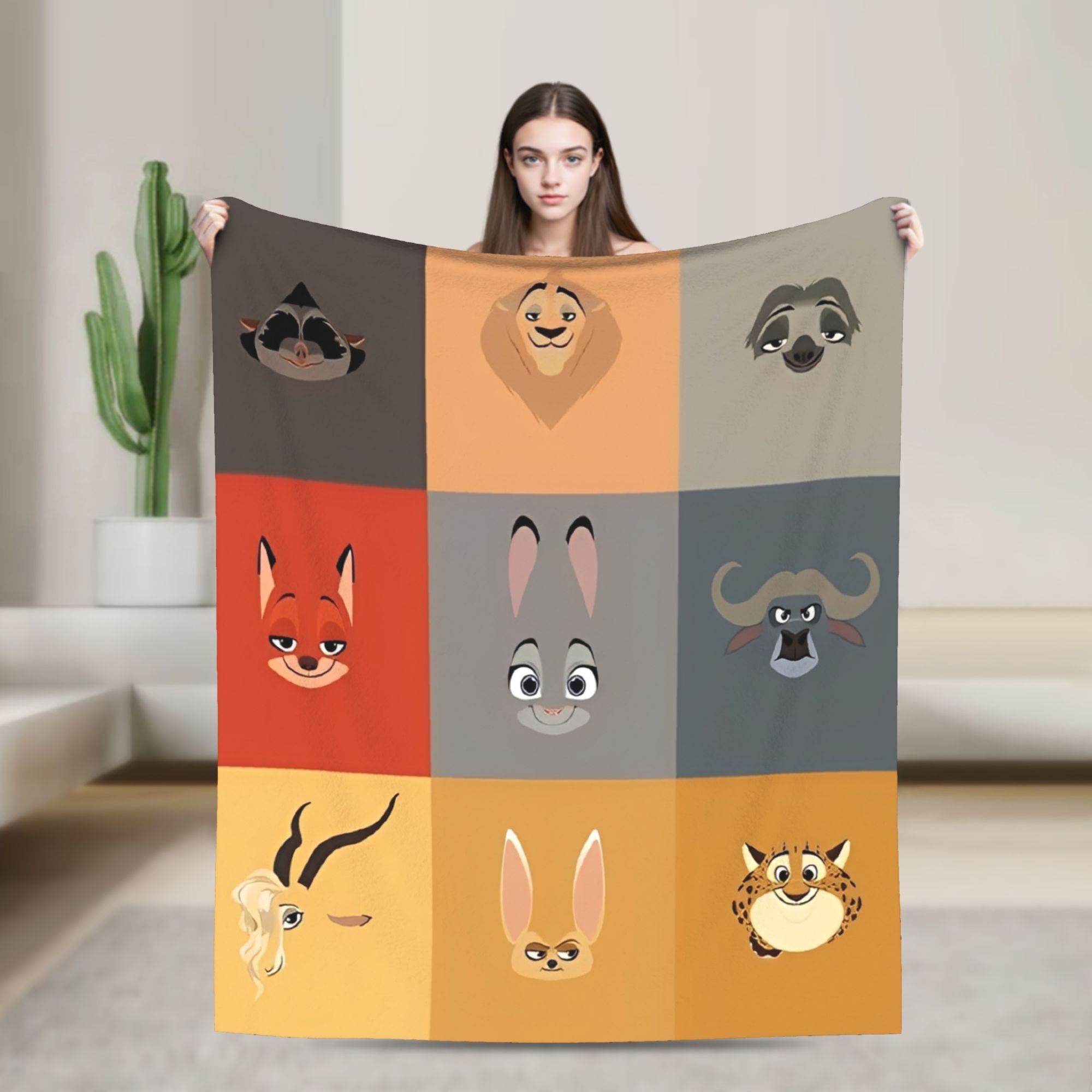 Zootopia Blanket Flannel Funny Warm Throw Blankets for Coverlet Winter 75x90cm
Zootopia Blanket Flannel Funny Warm Throw Blankets for Coverlet Winter 75x90cm