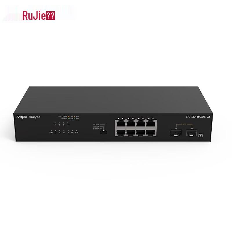 Ruijie 8-Port Gigabit Unmanaged Switch
Ruijie 8-Port Gigabit Unmanaged Switch
