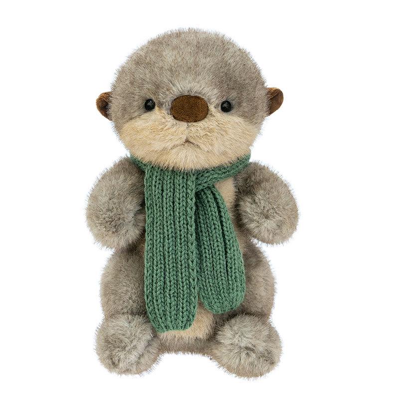 Очаровательный шарф-плюшевая кукла выдра - тряпичная кукла морской жизни для детей, идеальный подарок на день рождения 26cm (0.22kg) коричневый