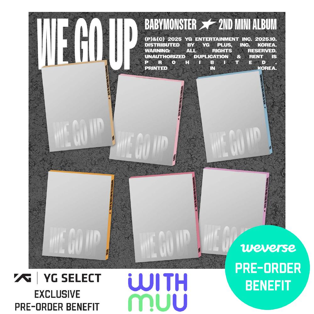 Предзаказ BABYMONSTER 2-й мини-альбом WE GO UP версия Pattern. И МАГАЗИН ПОБ Chiquita & YG SELECT POB
Предзаказ BABYMONSTER 2-й мини-альбом WE GO UP версия Pattern. И МАГАЗИН ПОБ Chiquita & YG SELECT POB