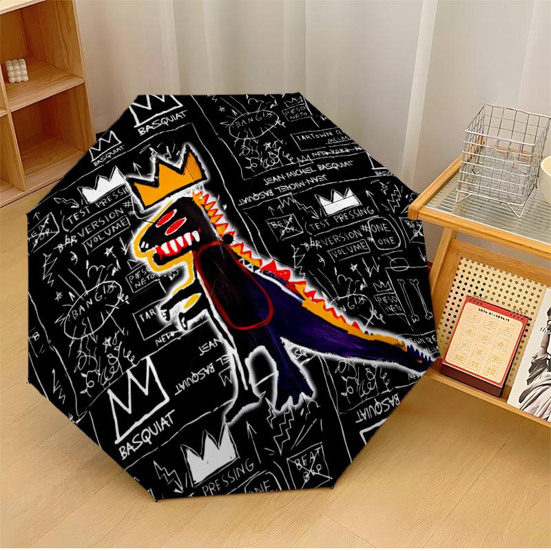 Dinosaur and Pterosaur in Stained Glass Printed umbrella windproof folding umbrella portable sun and rain umbrella suitable for gifting
Dinosaur and Pterosaur in Stained Glass Printed umbrella windproof folding umbrella portable sun and rain umbrella suitable for gifting