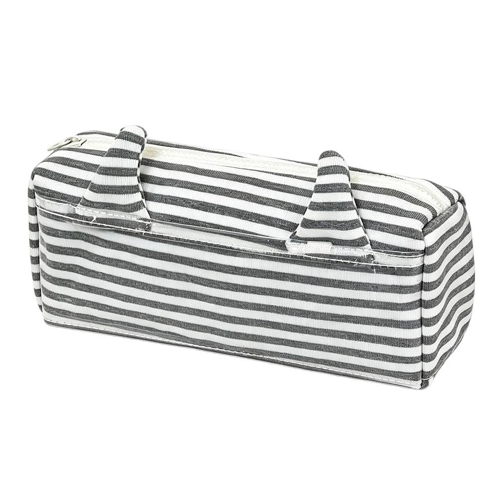 Large Capacity Pencil Case Gray White Stripe Stationery Organizer Stationery Bag Students сірий білий колір
Large Capacity Pencil Case Gray White Stripe Stationery Organizer Stationery Bag Students сірий білий колір