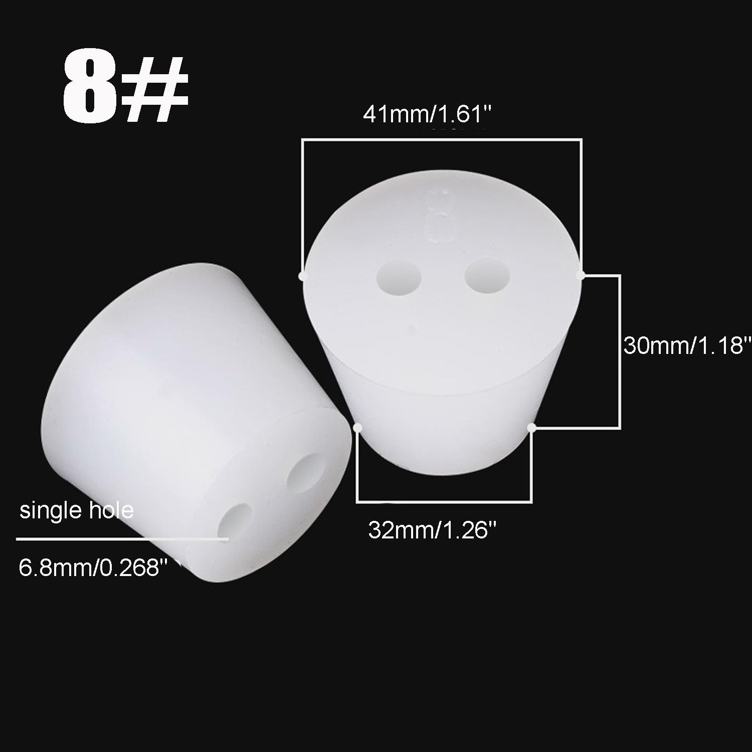 1pcs Silicon Rubber Stopper, White Tapered Lab Seal Silicon Stoppers Rubber Plugs 4# / 5# / 6# / 7# / 8# / 9# / 10# / 11# / 12# 8#
1pcs Silicon Rubber Stopper, White Tapered Lab Seal Silicon Stoppers Rubber Plugs 4# / 5# / 6# / 7# / 8# / 9# / 10# / 11# / 12# 8#