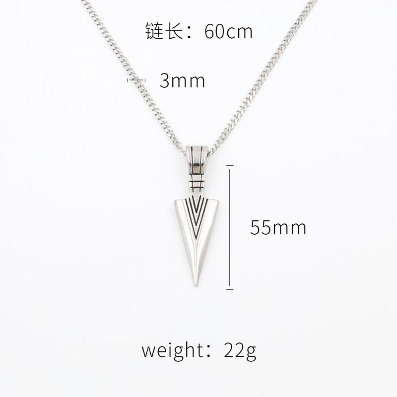 French Men S Trendy Men S Personalized Style Popular Triangular Arrow Pendant Necklace Jewelry
French Men S Trendy Men S Personalized Style Popular Triangular Arrow Pendant Necklace Jewelry