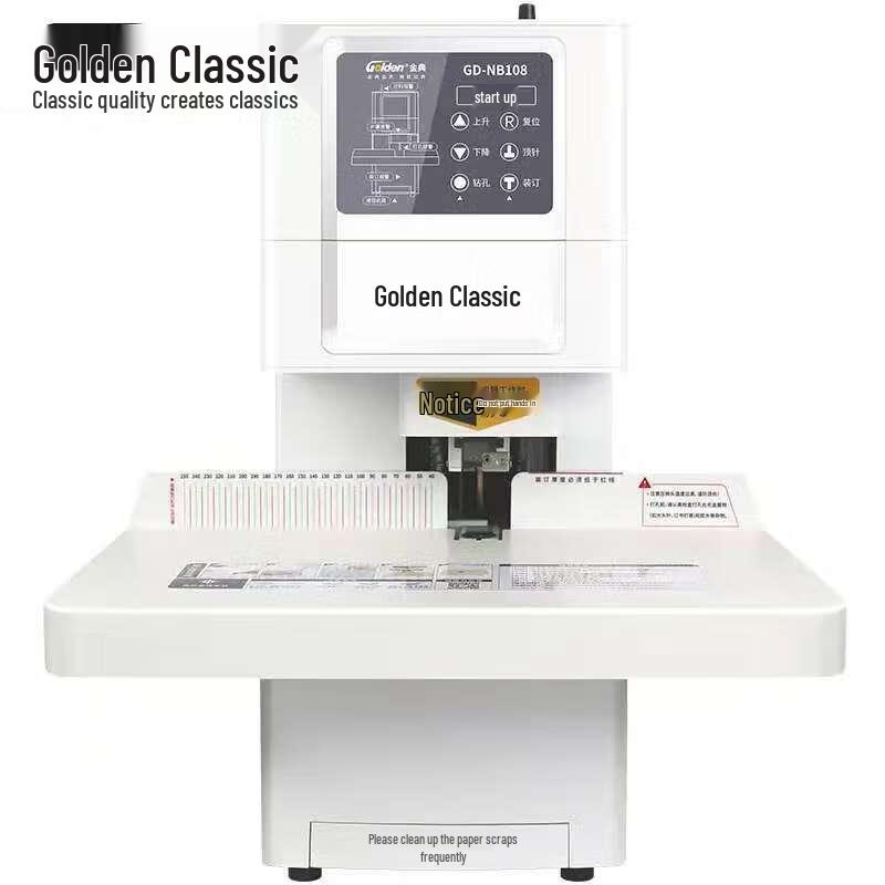 GOLDEN GD-NB108 Automatic Binding Machine CN plug (adapter included)
GOLDEN GD-NB108 Automatic Binding Machine CN plug (adapter included)